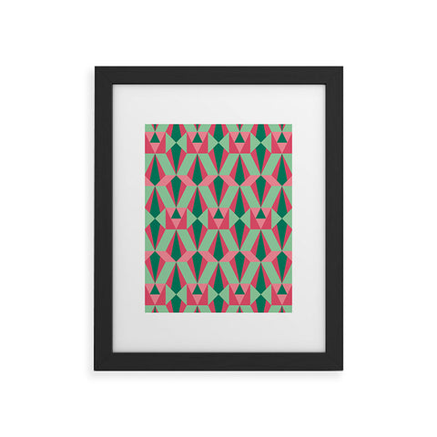 Gneural Kitsch Deco Holiday Framed Art Print