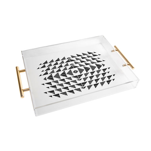 Gneural Neu Tribal Black Acrylic Tray