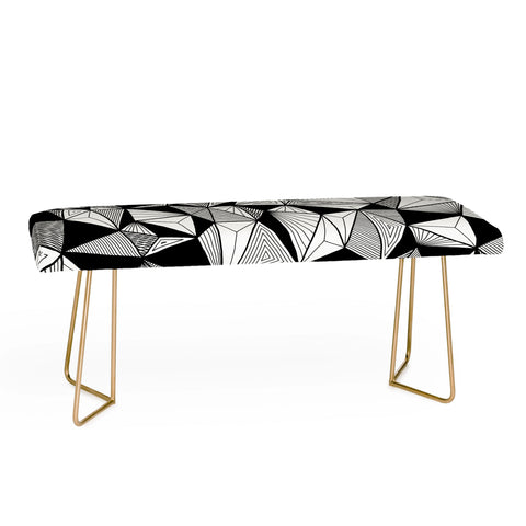 Gneural Optical Hypnosis Illusion Black Bench