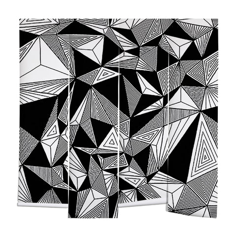 Gneural Optical Hypnosis Illusion Black Wall Mural