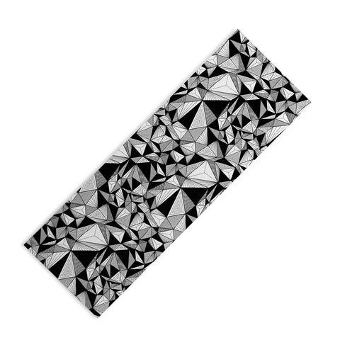 Gneural Optical Hypnosis Illusion Black Yoga Mat