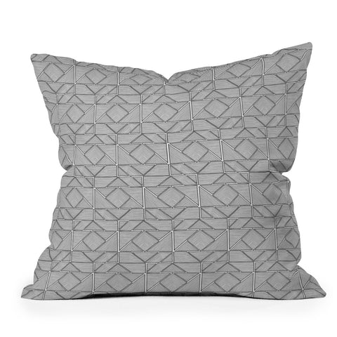 Gneural Shifting Pyramids Outdoor Throw Pillow