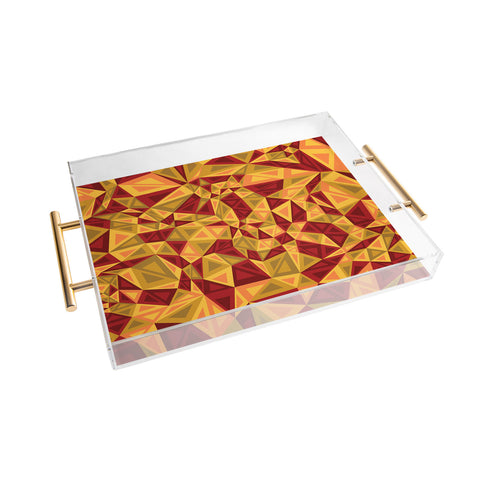 Gneural Triad Illusion Fall Acrylic Tray