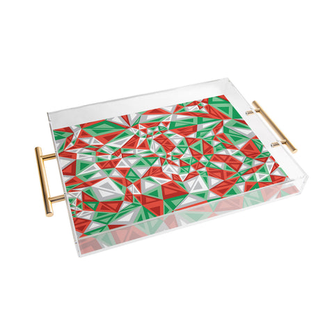 Gneural Triad Illusion Yule Acrylic Tray