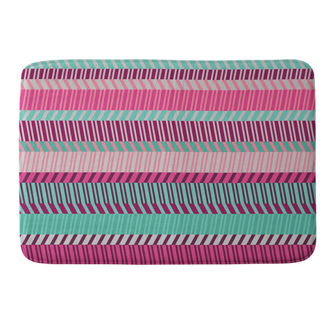 Gneural Zig Zag Beach Couch Horizontal Memory Foam Bath Mat