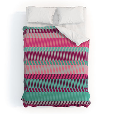 Gneural Zig Zag Beach Couch Horizontal Duvet Cover