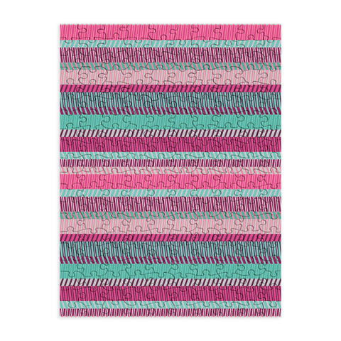 Gneural Zig Zag Beach Couch Horizontal Puzzle