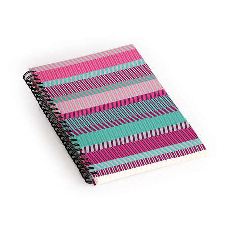 Gneural Zig Zag Beach Couch Horizontal Spiral Notebook