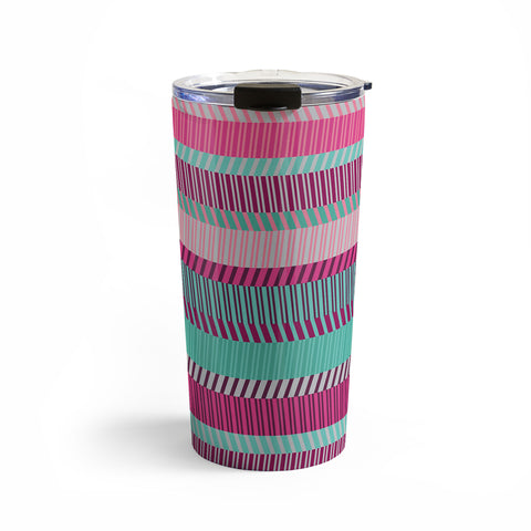 Gneural Zig Zag Beach Couch Horizontal Travel Mug