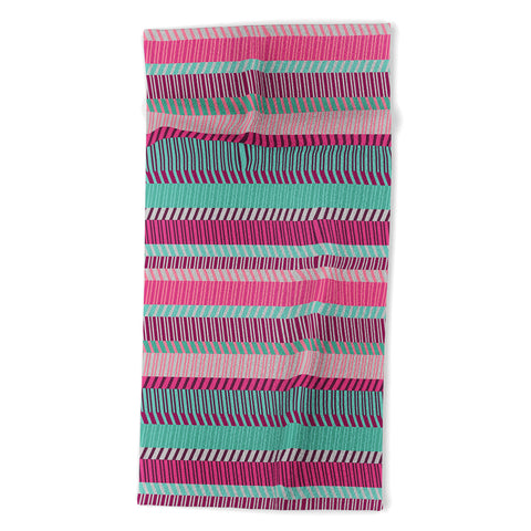 Gneural Zig Zag Beach Couch Horizontal Beach Towel