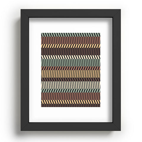 Gneural Zig Zag Tiki Lounge Recessed Framing Rectangle