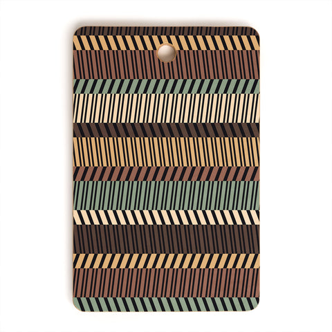 Gneural Zig Zag Tiki Lounge Cutting Board Rectangle
