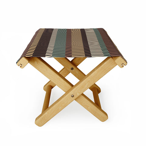 Gneural Zig Zag Tiki Lounge Folding Stool