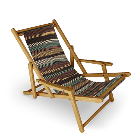 Gneural Zig Zag Tiki Lounge Sling Chair