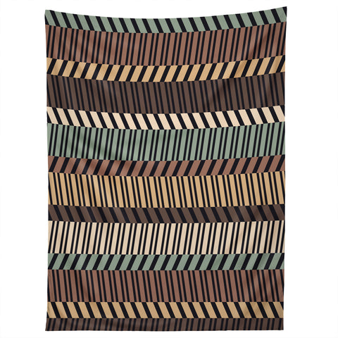 Gneural Zig Zag Tiki Lounge Tapestry