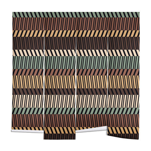 Gneural Zig Zag Tiki Lounge Wall Mural