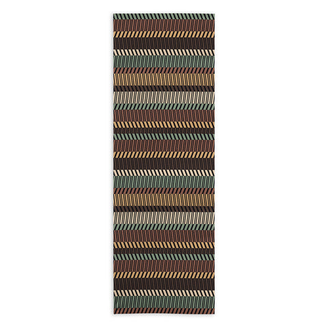 Gneural Zig Zag Tiki Lounge Yoga Towel