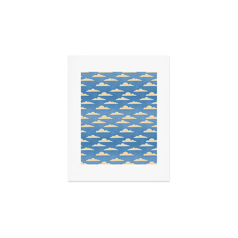 gnomeapple cartoony clouds Art Print