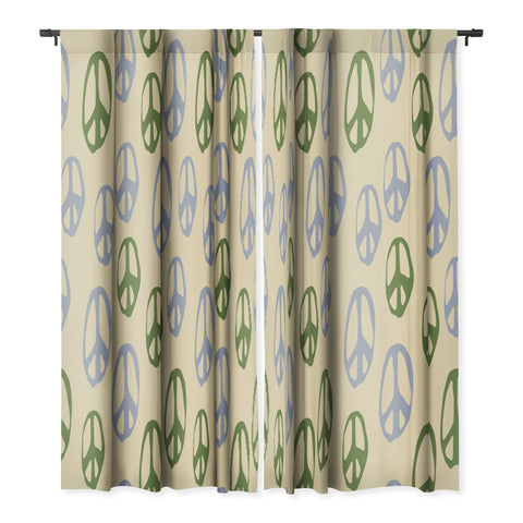 gnomeapple Handdrawn Peace Symbol Pattern Blackout Non Repeat