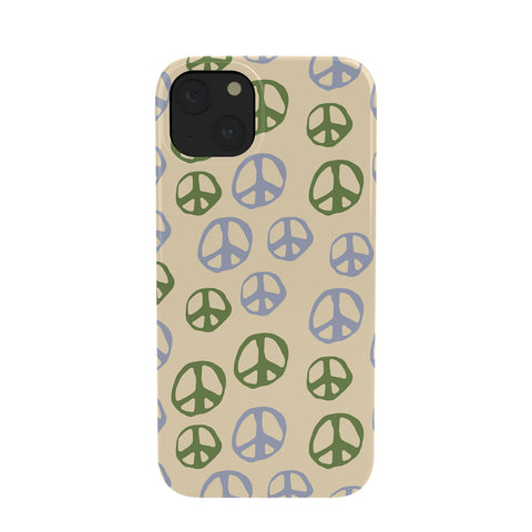 gnomeapple Handdrawn Peace Symbol Pattern Phone Case