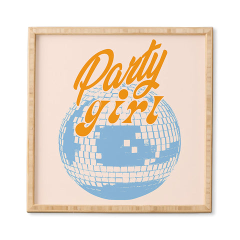 gnomeapple Party Girl I Framed Wall Art