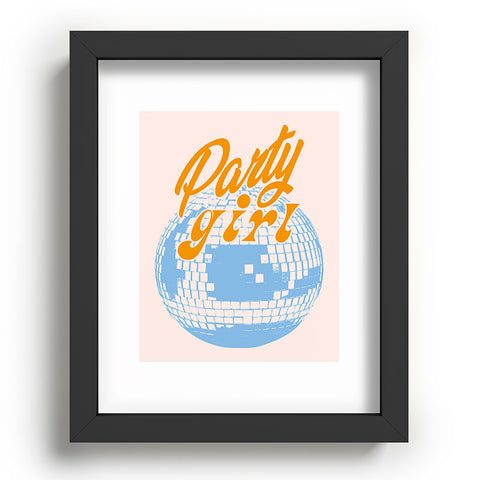 gnomeapple Party Girl I Recessed Framing Rectangle