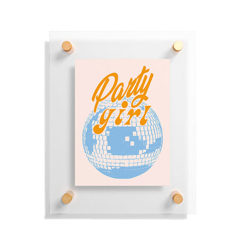 gnomeapple Party Girl I Floating Acrylic Print