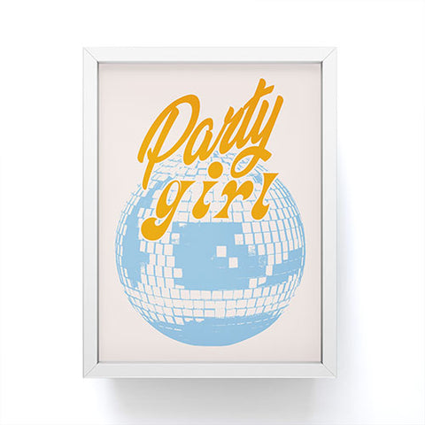gnomeapple Party Girl I Framed Mini Art Print