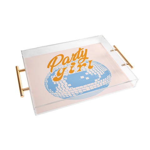gnomeapple Party Girl I Acrylic Tray