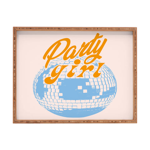 gnomeapple Party Girl I Rectangular Tray