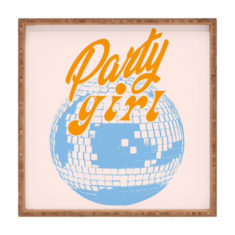 gnomeapple Party Girl I Square Tray