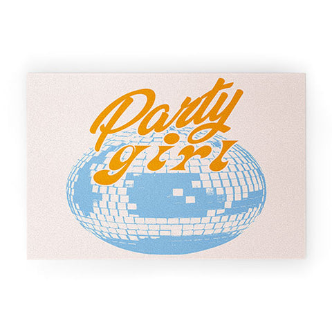 gnomeapple Party Girl I Welcome Mat