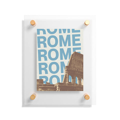 gnomeapple Rome Italy Poster Art Floating Acrylic Print