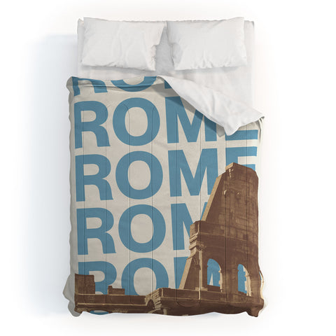 gnomeapple Rome Italy Poster Art Comforter