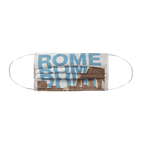gnomeapple Rome Italy Poster Art Face Mask