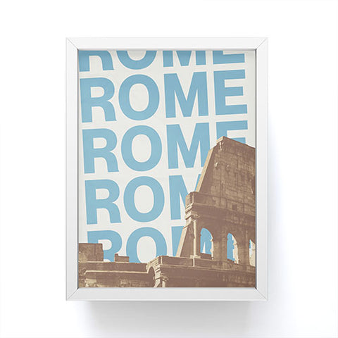gnomeapple Rome Italy Poster Art Framed Mini Art Print