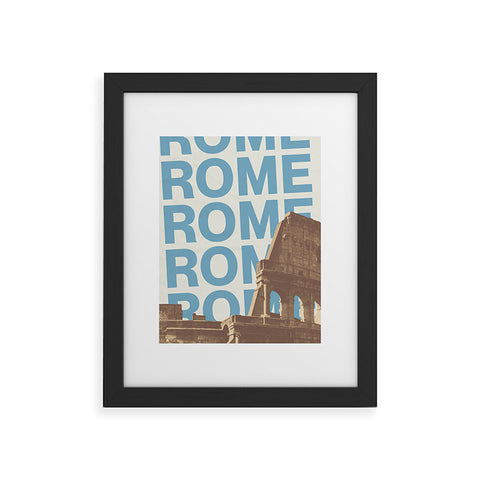 gnomeapple Rome Italy Poster Art Framed Art Print