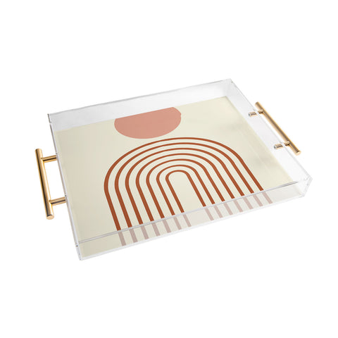 Grace Full moon rainbow Acrylic Tray