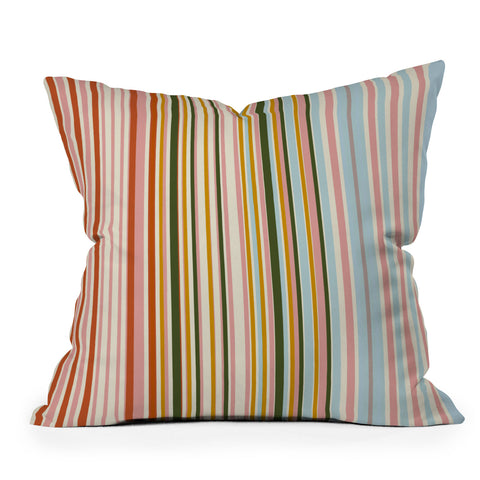 Grace Magical Stripes Outdoor Throw Pillow