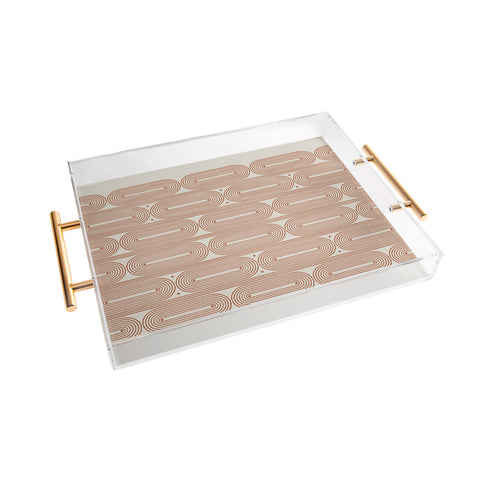 Grace Mid Century Grace Pattern Acrylic Tray