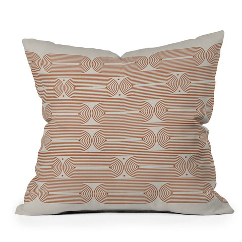Grace Mid Century Grace Pattern Outdoor Throw Pillow