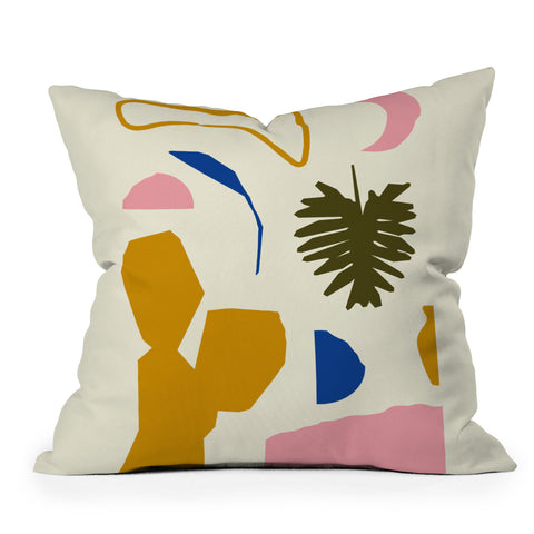 Grace Simple Garden Outdoor Throw Pillow