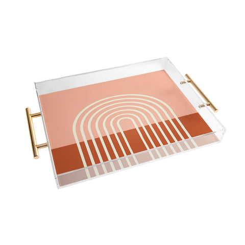 Grace Terracota Pastel Acrylic Tray