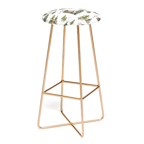 Gyaneshwari Dave | Pineconedream Cozy In Pines Bar Stool