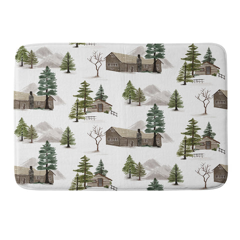 Gyaneshwari Dave | Pineconedream Cozy In Pines Memory Foam Bath Mat