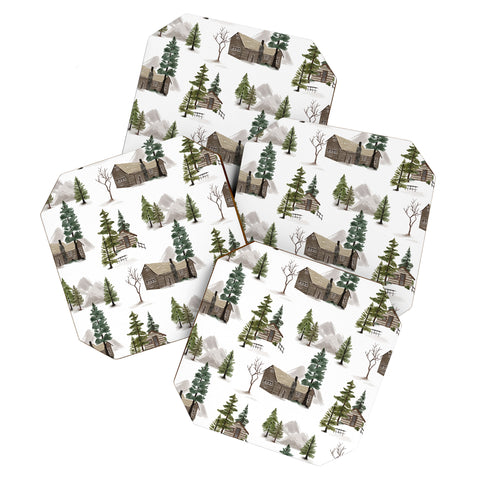 Gyaneshwari Dave | Pineconedream Cozy In Pines Coaster Set