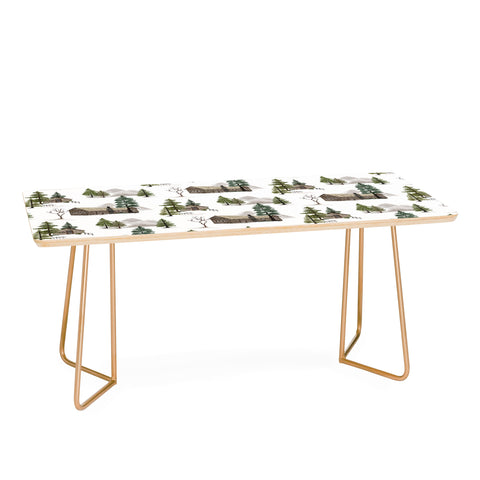 Gyaneshwari Dave | Pineconedream Cozy In Pines Coffee Table