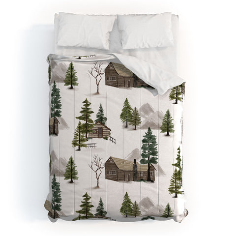 Gyaneshwari Dave | Pineconedream Cozy In Pines Comforter