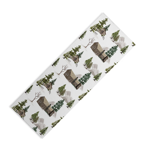 Gyaneshwari Dave | Pineconedream Cozy In Pines Yoga Mat