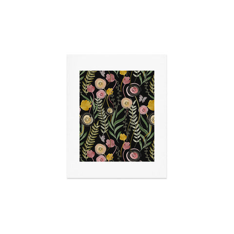 Gyaneshwari Dave | Pineconedream Meadow Noir Art Print